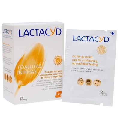 LACTACYD INTIMO TOALLITAS 10 TOALLITAS