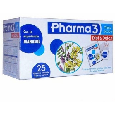 Pharma3 Diet & Detox 25 Filtros