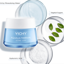 AQUALIA THERMAL CREMA LIGERA PIEL SENSIBLE HIDRATACION 50 ML VICHY
