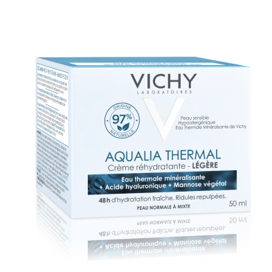 AQUALIA THERMAL CREMA LIGERA PIEL SENSIBLE HIDRATACION 50 ML VICHY