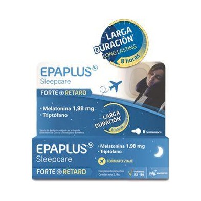EPAPLUS SLEEPCARE FORTE + RETARD VIAJE 6 COMPRIMIDOS