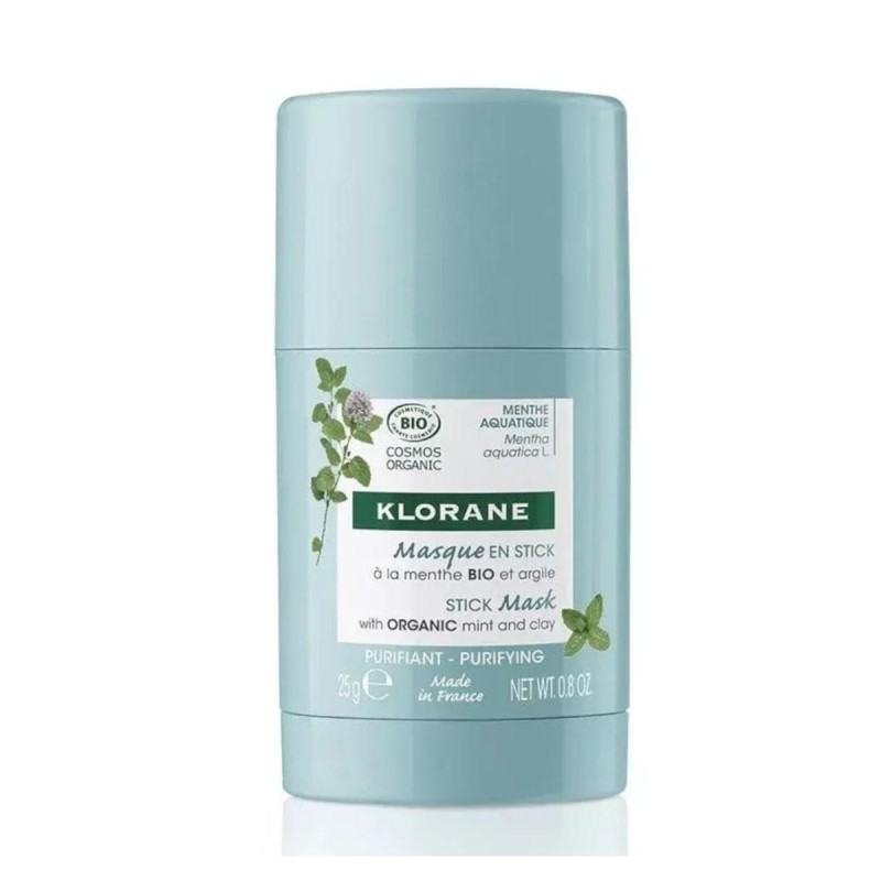 KLORANE MASCARILLA EN STICK A LA MENTA BIO Y ARCILLA 1 STICK 25 G