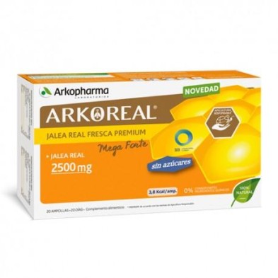ARKOREAL JALEA REAL MEGA FORTE 2500 MG 20 AMPOLLAS