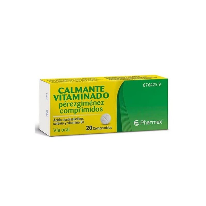 Calmante Vitaminado 20 Comprimidos