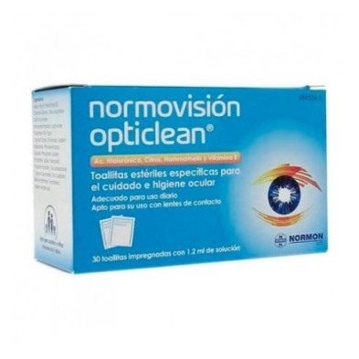 NORMOVISION OPTICLEAN 30 TOALLITAS