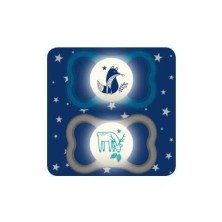 CHUPETE SILICONA MAM AIR NIGHT A 16+ M PACK DOBLE