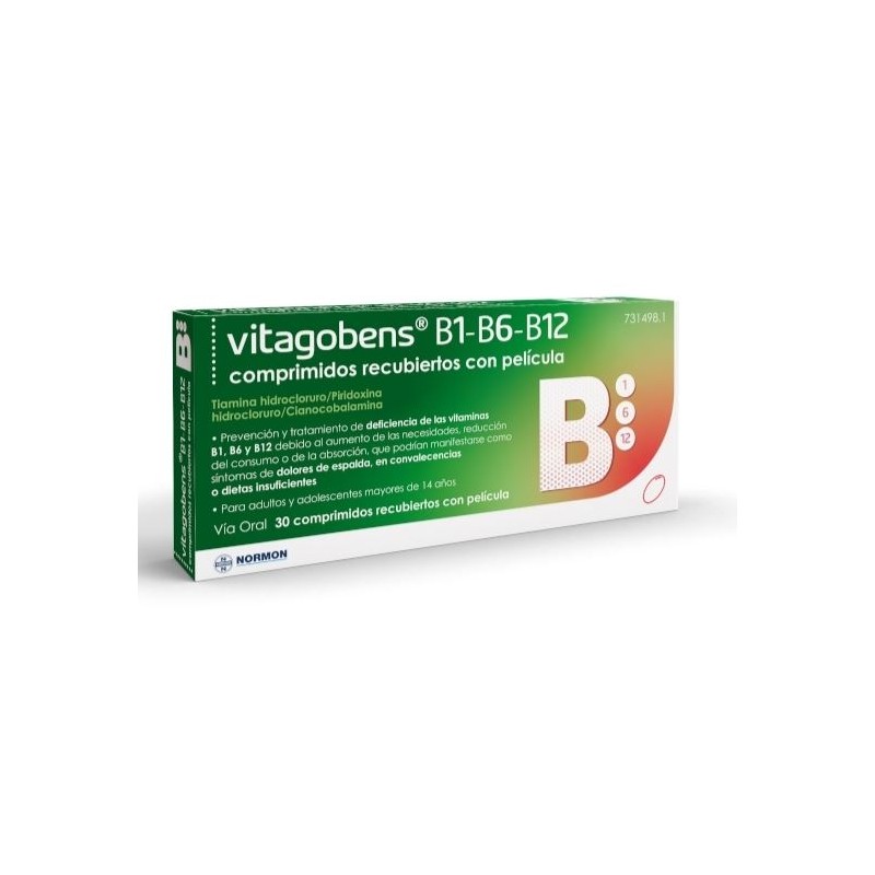 Vitagobens B1 B6 B12 30 compr