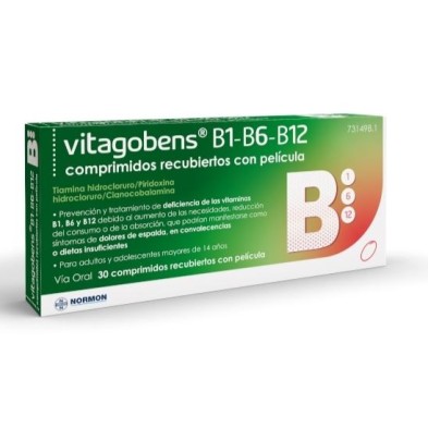 Vitagobens B1 B6 B12 30 compr