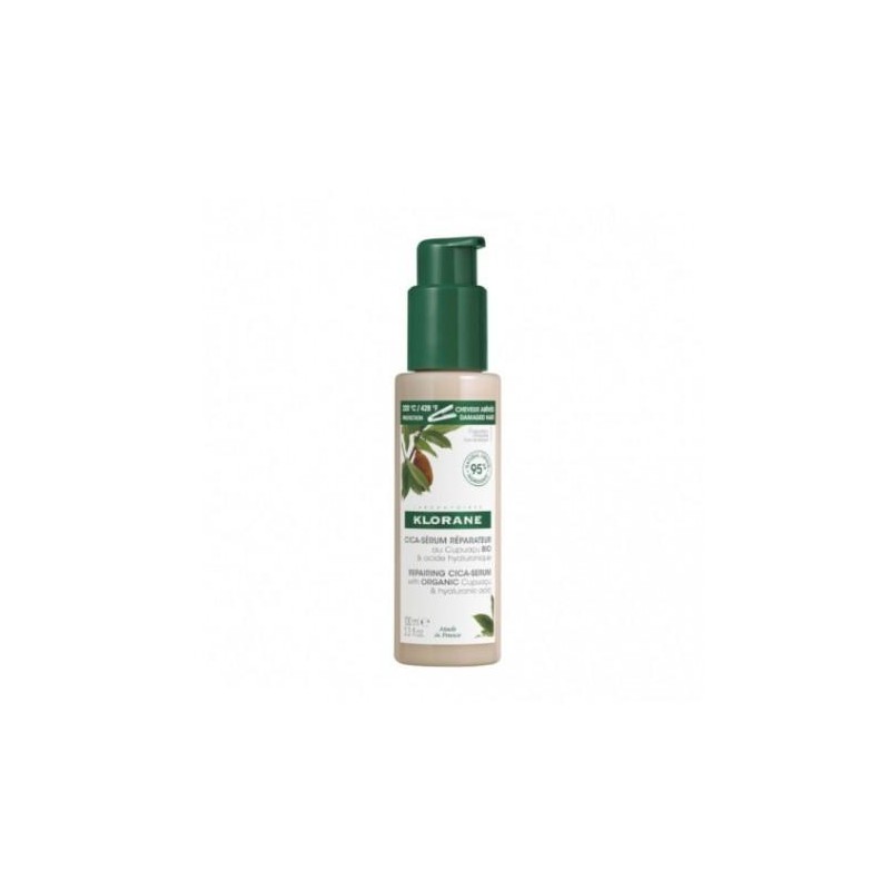 KLORANE CICA-SERUM REPARADOR AL CUPUAÇU BIO & ACIDO HIALURONICO 1 ENVASE 100 ML