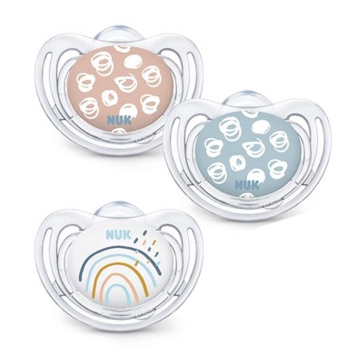 CHUPETE SILICONA COLECCION FREESTYLE COLOUR NUK 0-6MESES 2UDS