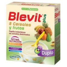 BLEVIT PLUS DUPLO 8 CEREALES Y FRUTAS 600 GR