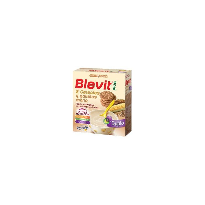 BLEVIT PLUS 8 CEREALES Y GALLETAS DUPLO 600 GR