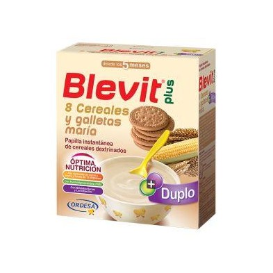 BLEVIT PLUS 8 CEREALES Y GALLETAS DUPLO 600 GR