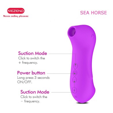 SEA HORSE SUCCIONADOR MORADO NEZEND