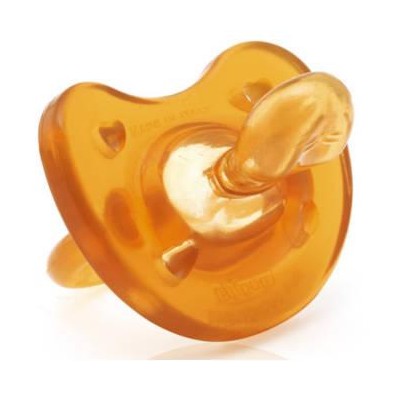 CHUPETE CAUCHO CHICCO TODOGOMA ANATOMICO NATURAL +4M