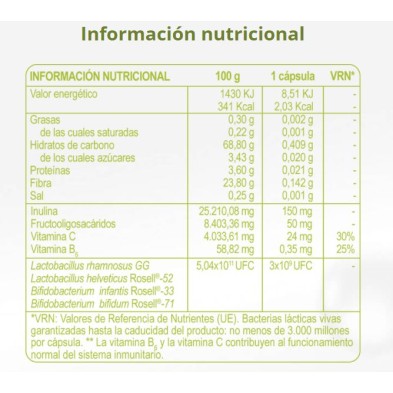 LACTOFLORA INMUNOPEQ 30 CAPSULAS 