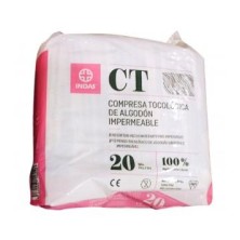 COMPRESAS TOCOLOGICAS MATERNITY ALGODON 20 UNIDADES