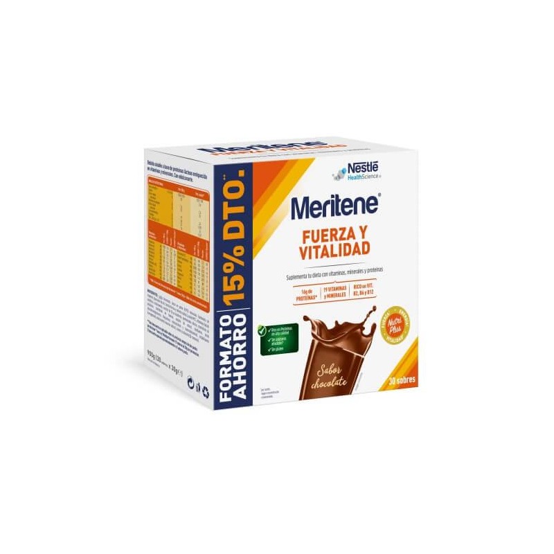 MERITENE 30 G 30 SOBRES CHOCOLATE