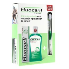 FLUOCARIL PACK PASTA 125 ML + COLUTORIO 500 ML + CEPILLO GRATIS