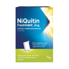 NIQUITIN FRESHMINT 2 MG 30 CHICLES