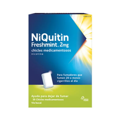 NIQUITIN FRESHMINT 2 MG 30 CHICLES