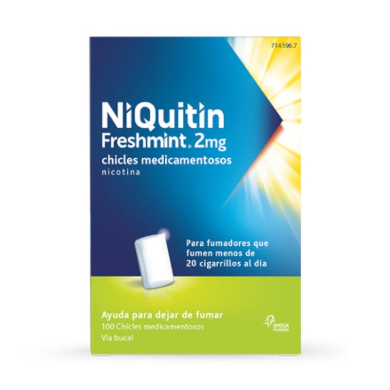 NIQUITIN FRESHMINT 2 MG 100 CHICLES