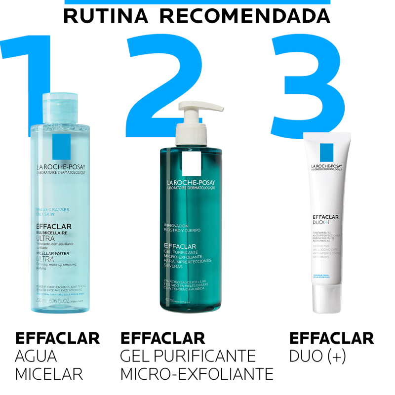 LA ROCHE POSAY EFFACLAR GEL PURIFICANTE MICRO-EXFOLIANTE 400 ML