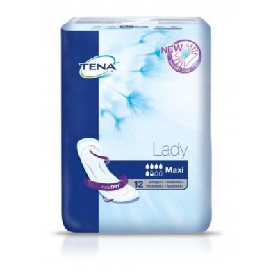 TENA LADY MAXI 12 UNIDADES