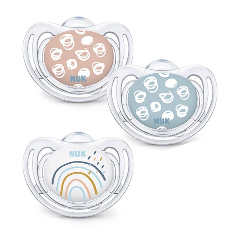 CHUPETE SILICONA FREESTYLE NUK 18-36 MESES 2 UNIDADES