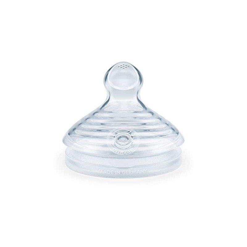 TETINA SILICONA ANTICOLICO NUK NATURE SENSE 2 UNIDADES TALLA L