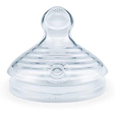 TETINA SILICONA ANTICOLICO NUK NATURE SENSE 2 UNIDADES TALLA L