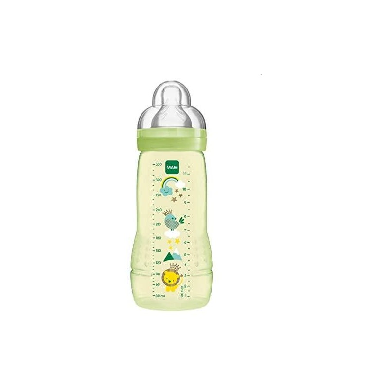 BIBERON MAM EASY ACTIVE 330 ML VERDE 1 UNIDAD
