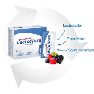 LACTOFLORA SUERO ORAL 6 SOBRES