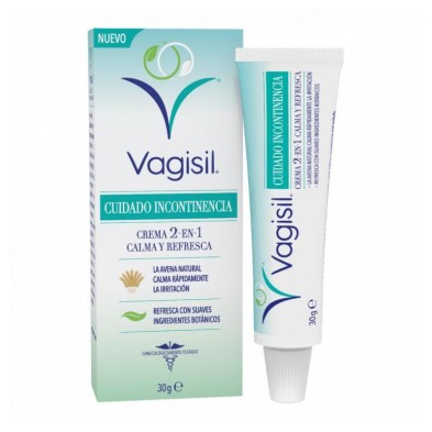 VAGISIL CUIDADO INCONTINENCIA CREMA 2 EN 1 1 ENVASE 30 G