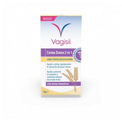 VAGISIL CREMA DIARIA 2 EN 1 1 ENVASE 15 G