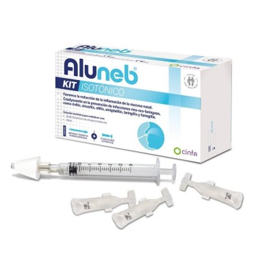ALUNEB ISOTONICO KIT 15 VIALES 4 ML + 1 DISPOSIT