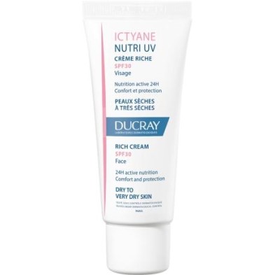DUCRAY ICTYANE NUTRI UV SPF 30 CREMA RICA  40 ML
