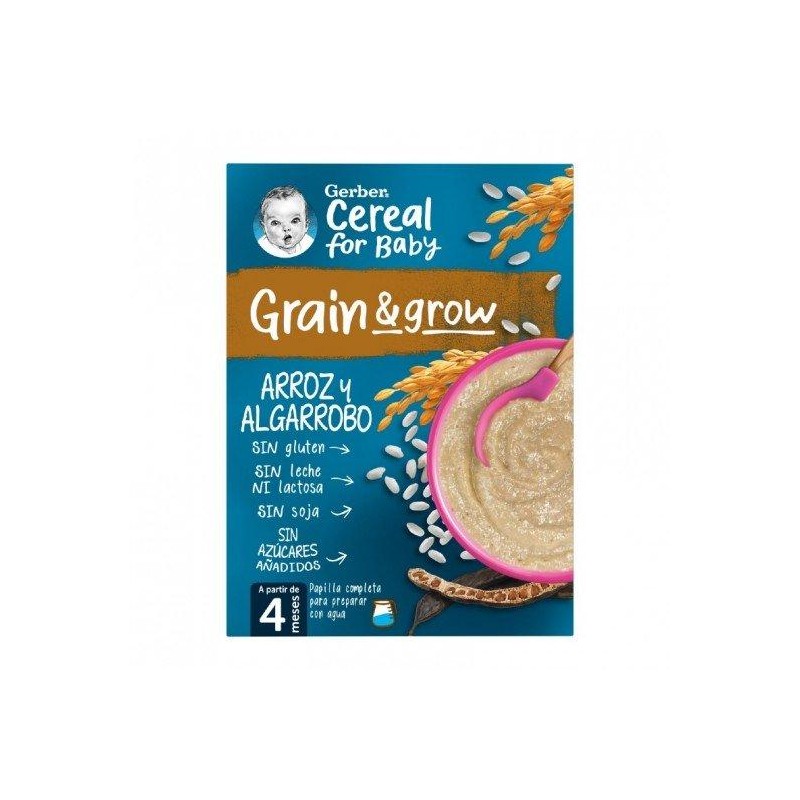 GERBER ARROZ Y ALGARROBO 1 ESTUCHE 250 G