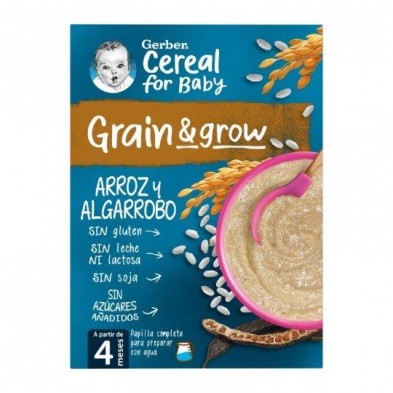 GERBER ARROZ Y ALGARROBO 1 ESTUCHE 250 G
