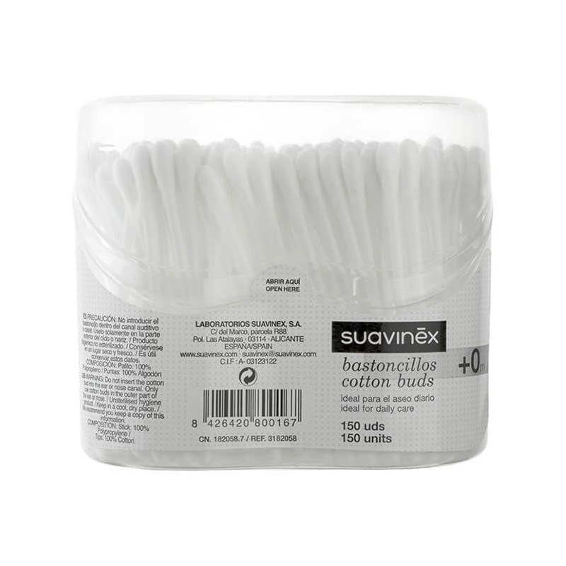 BASTONCILLOS OIDOS SUAVINEX 150 U