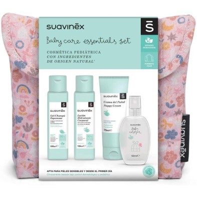 SUAVINEX NECESER DE VIAJE BABY CARE ESSENTIAL SET NIÑA