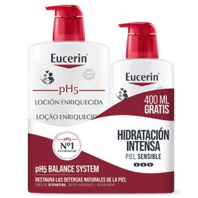 EUCERIN FAMILY PACK LOCION  ENRIQUECIDA 1L+400 M