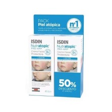 DUPLO ISDIN NUTRATOPIC FACIAL 50ML 2ª50%