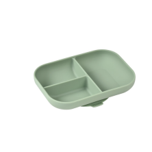 BEABA PLATO DIVIDIDO SILICONA VERDE SALVIA