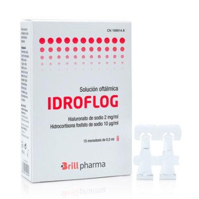 IDROFLOG SOLUCION OFTALMICA 15 MONODOSIS 0,5 ML