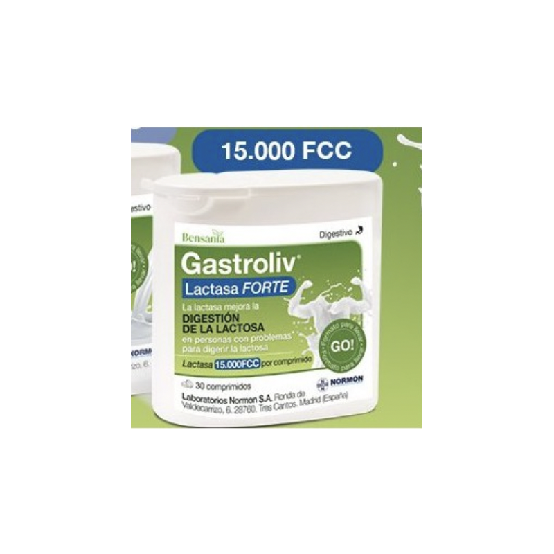 GASTROLIV LACTASA FORTE 30 COMPRIMIDOS