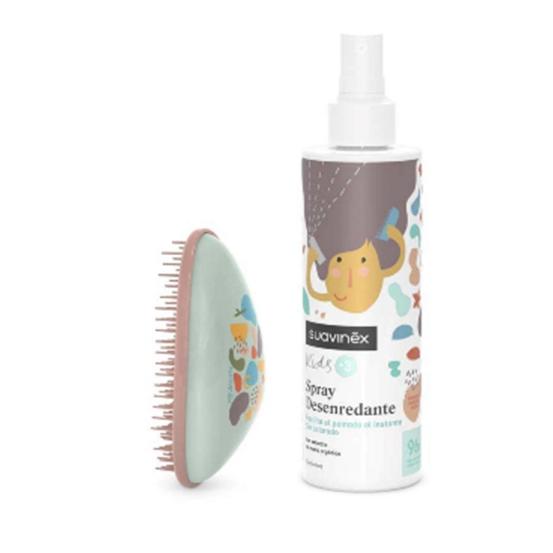 SUAVINEX KIDS SPRAY DESENREDANTE PACK 1 ENVASE 250 ML + 1 CEPILLO