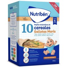 NUTRIBEN 10 CEREALES GALLETAS MARIA 1 BOLSA 600 G