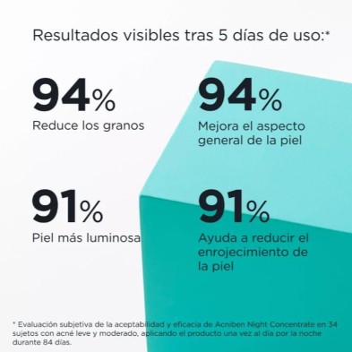 ISDIN TEEN SKIN ACNIBEN NIGHT CONCENTRATE ANTI-IMPERFECCIONES SERUM 1 ENVASE 27 ML