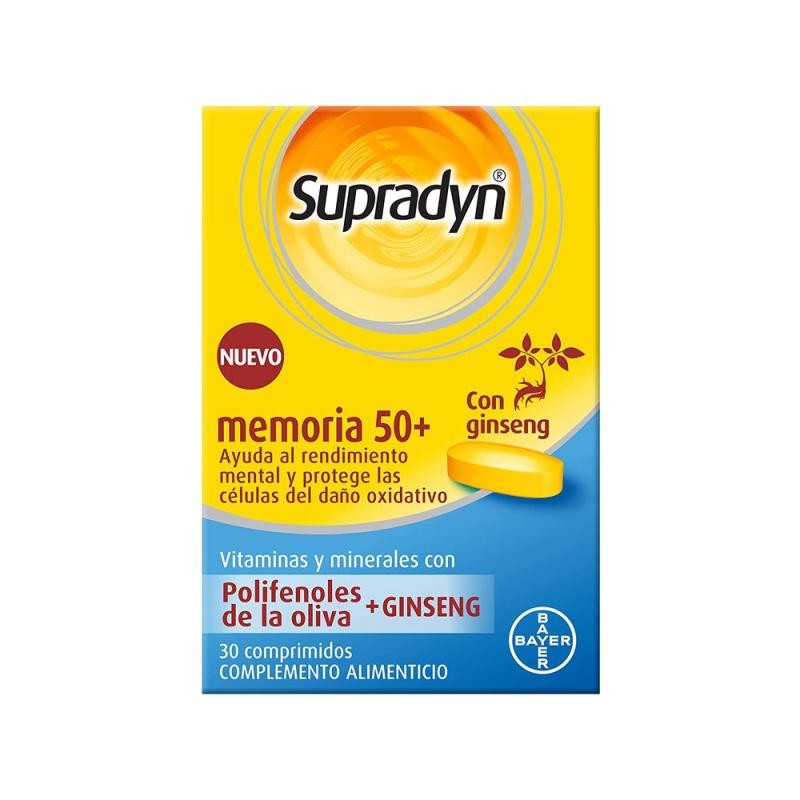 SUPRADYN MEMORIA 50+ 30 COMPRIMIDOS